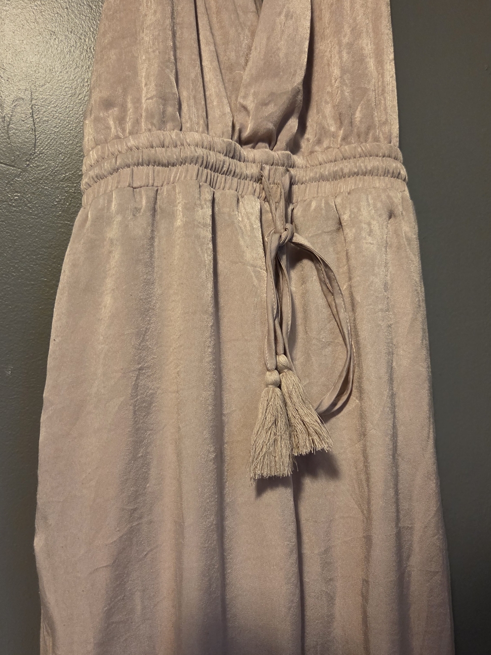 Backless Halter Jumpsuit - Picture 3 of 7